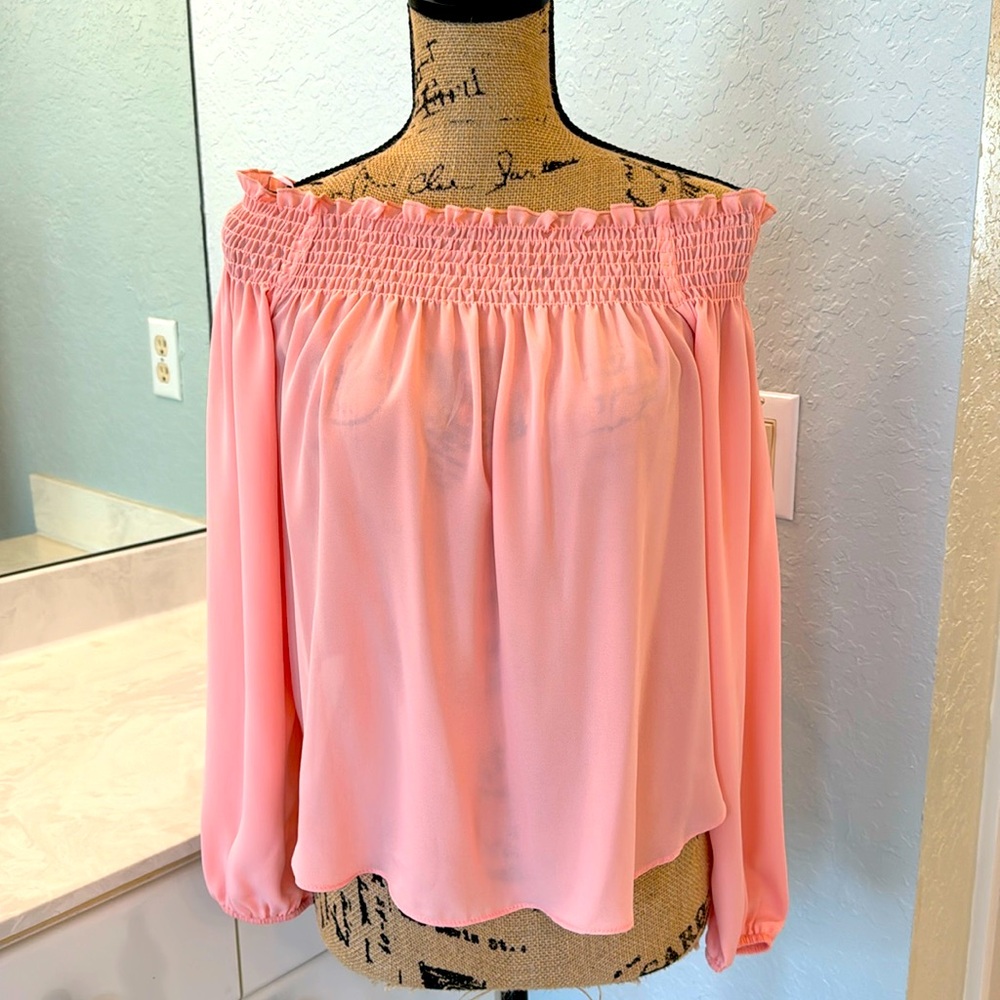 Brand Aqua Peach Colored Blouse